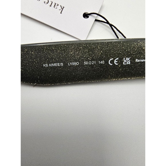 NEW Kate Spade KS AIMEE/S-0LY9 9O Sunglasses 50/21/140 Case and Cleaning Cloth - Picture 10 of 13